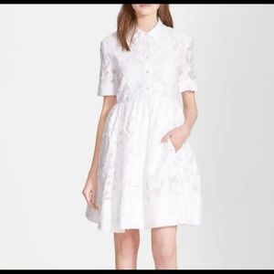 Kate Spade Tobin Short Sleeve White Lace Dress